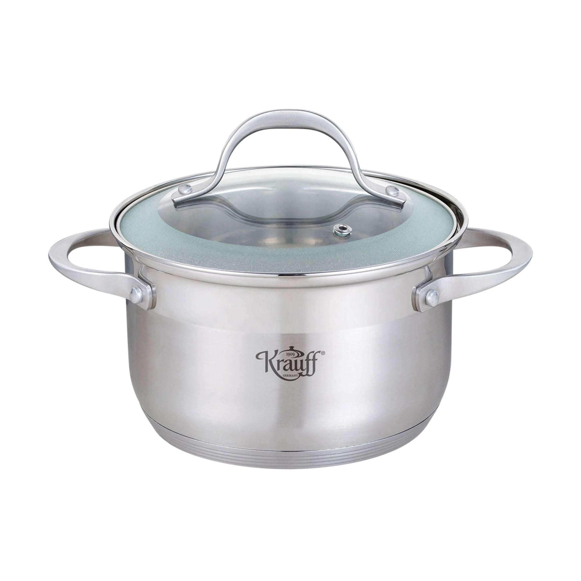Каструля Krauff Lokka зі скляною кришкою, діаметр 16 см, 2.1 л (26-242-032)