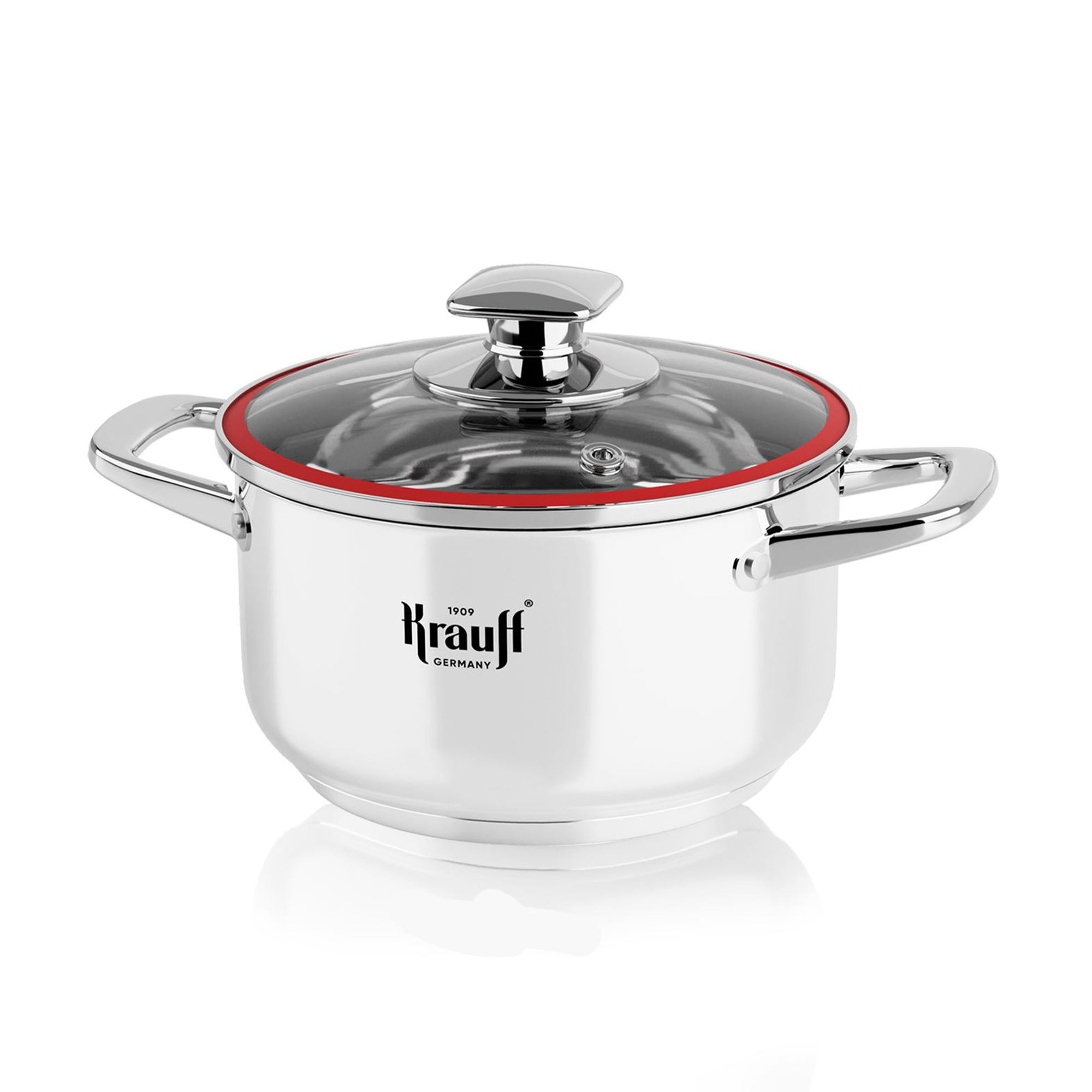 Каструля Krauff Prime Chef з кришкою, діаметр 12 см, 700 мл (26-238-065)