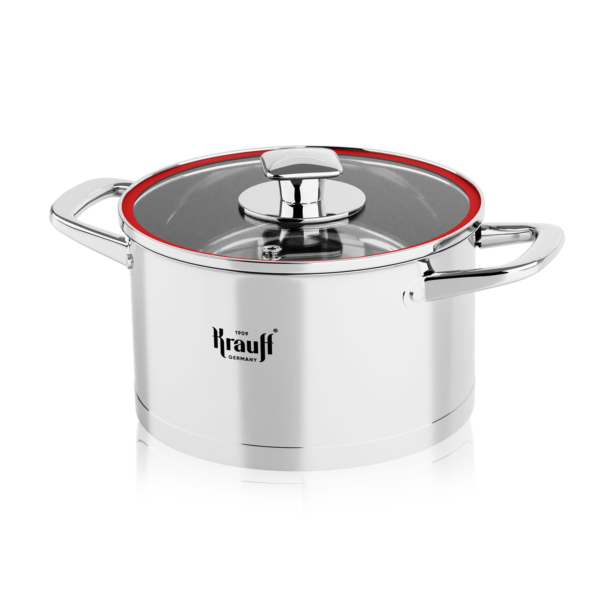 Каструля Krauff Prime Chef з кришкою, діаметр 20 см, 3.7 л (26-238-040)