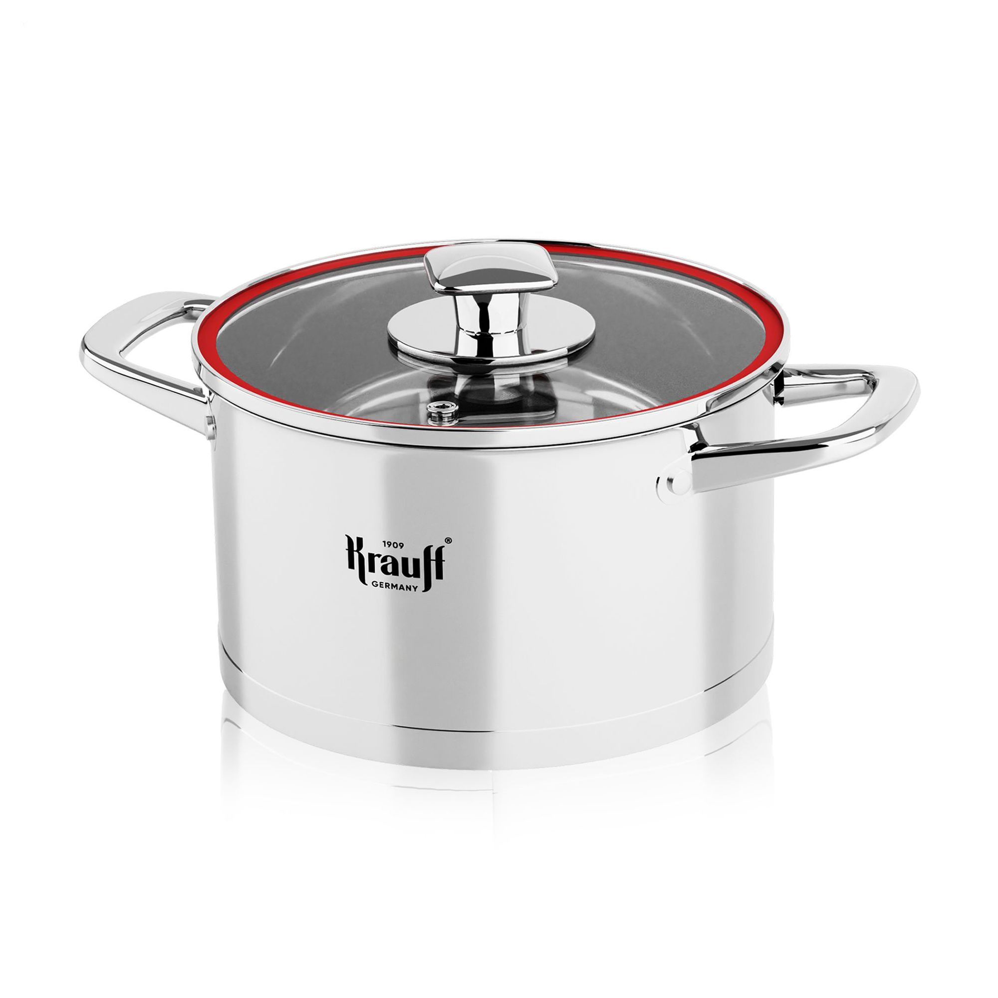 Каструля Krauff Prime Chef з кришкою, діаметр 22 см, 4.7 л (26-238-070)