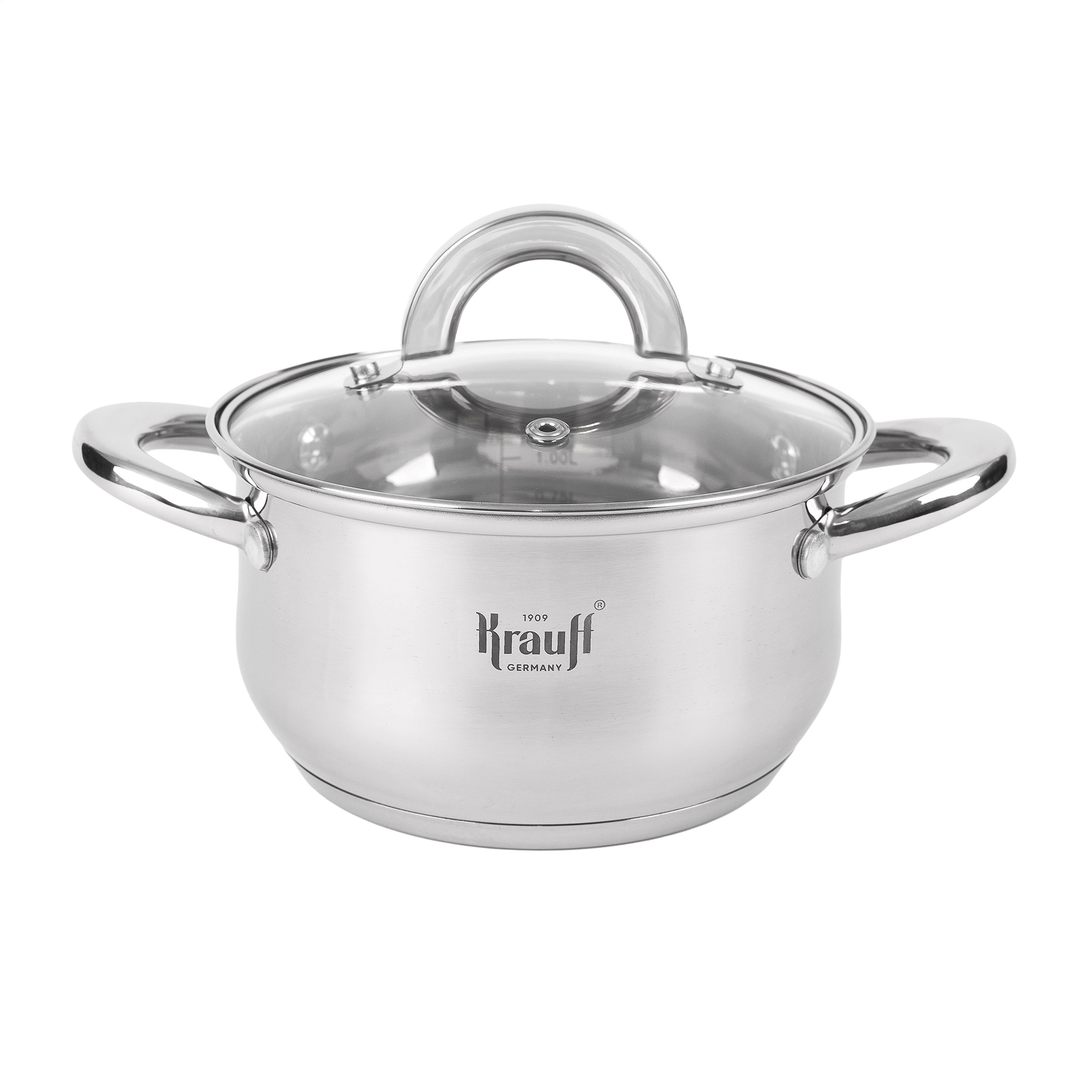 Каструля Krauff Steil з кришкою, діаметр 16 см, 1.7 л (26-238-073)