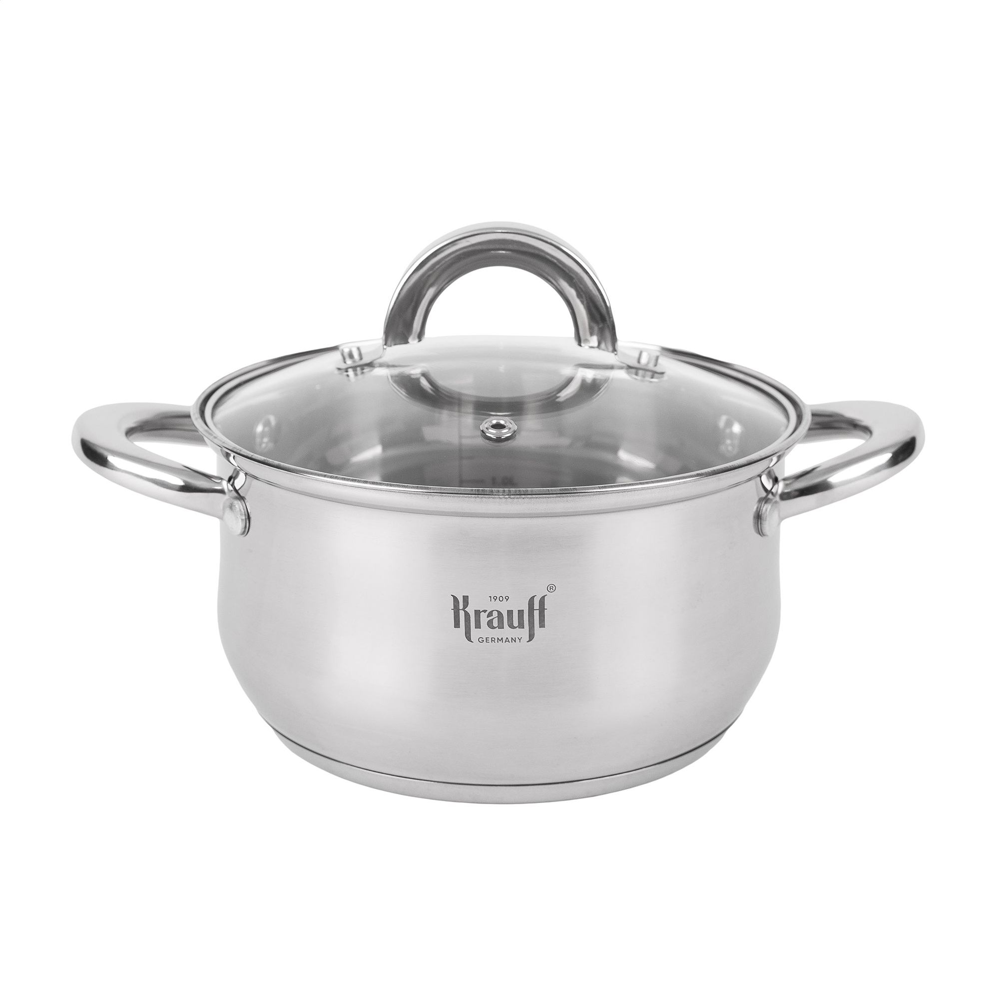 Каструля Krauff Steil з кришкою, діаметр 18 см, 2.5 л (26-238-074)