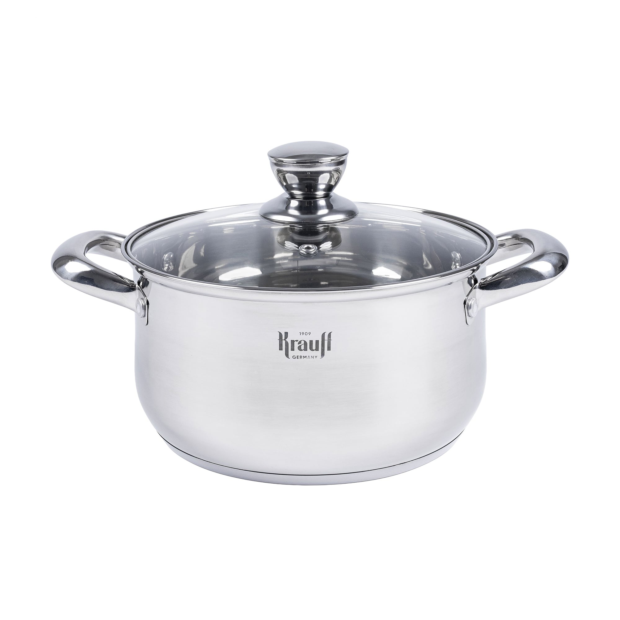 Каструля Krauff зі скляною кришкою, діаметр 22 см, 4.5 л (26-238-094)